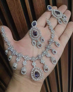 American diamond necklace set