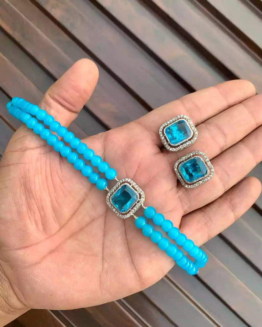 Zirconia choker set
