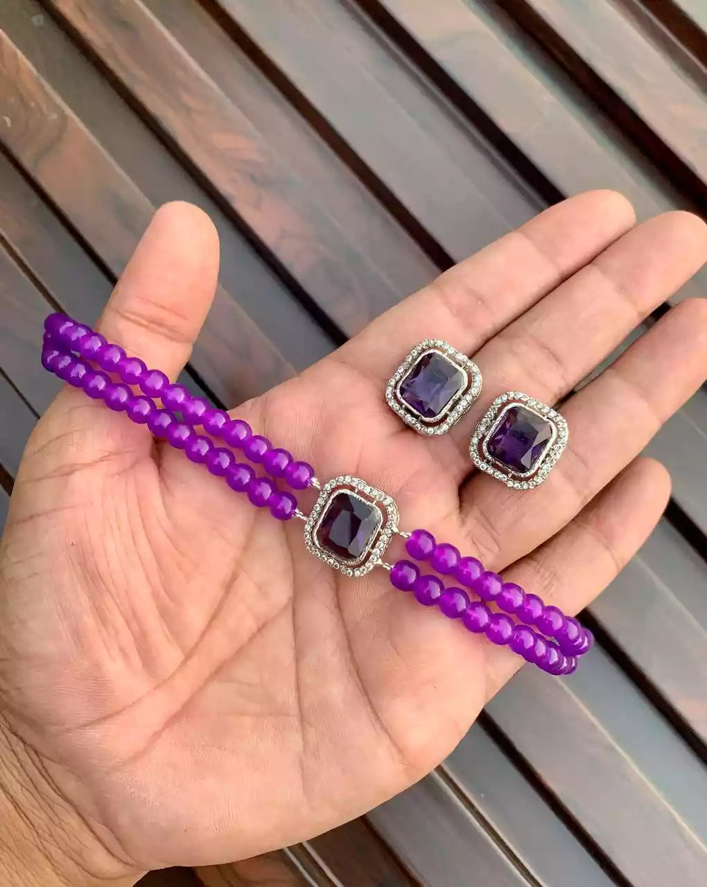 Zirconia choker set
