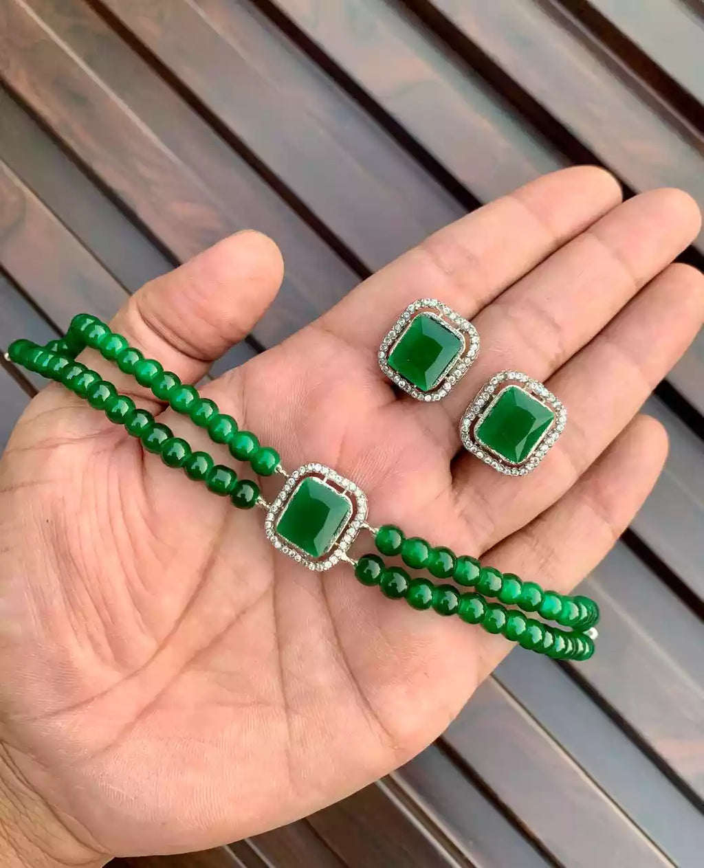 Zirconia choker set