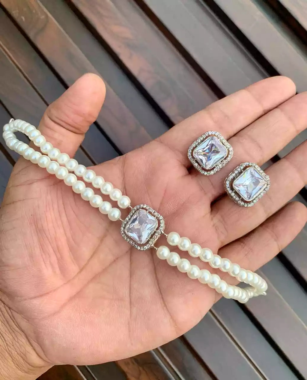 Zirconia choker set