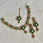 Turkish floral necklace set