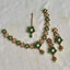 Turkish floral necklace set