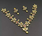 Turkish zircon necklace set