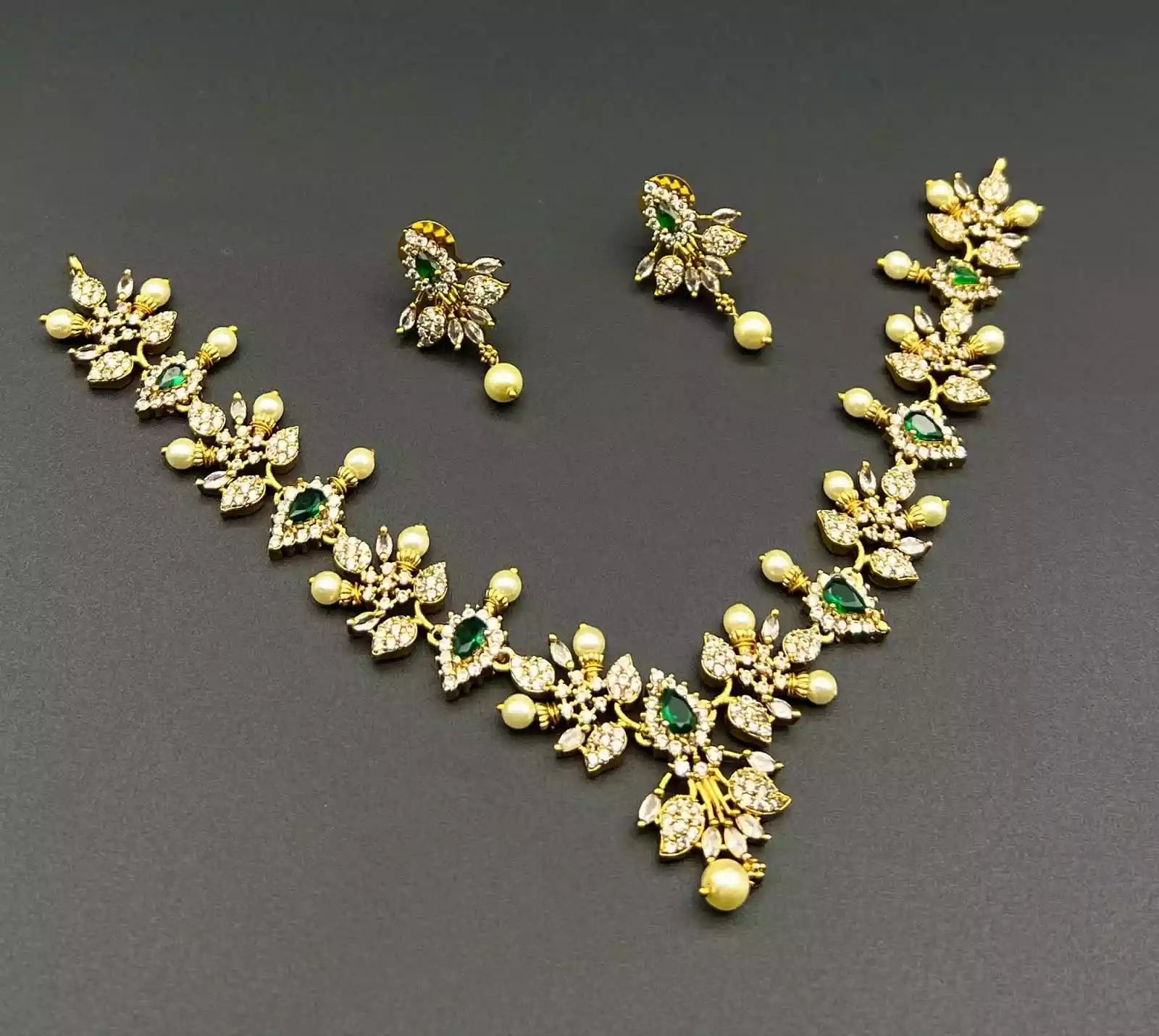Turkish zircon necklace set