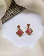 Zircon earrings