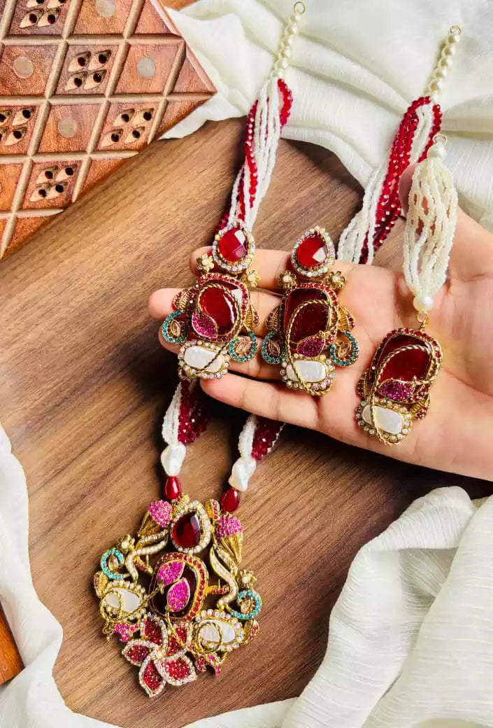Turkish maala set with teeka