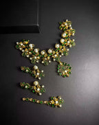 Turkish necklace set with teeka