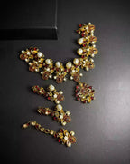 Turkish necklace set with teeka