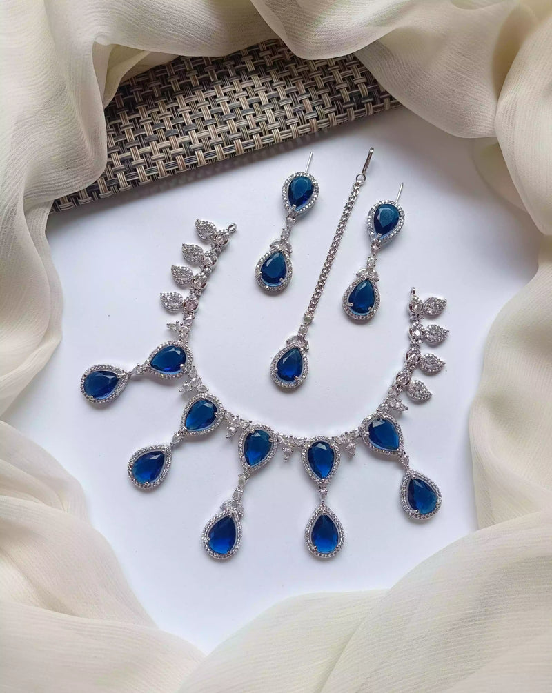 American diamond necklace set