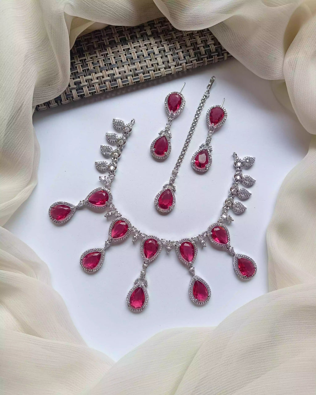 American diamond necklace set