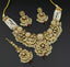 Kundan necklace set with teeka