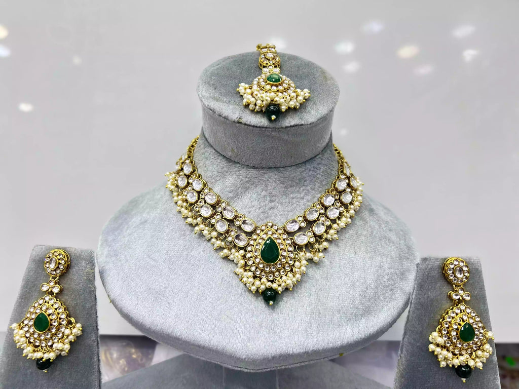 Kundan necklace set