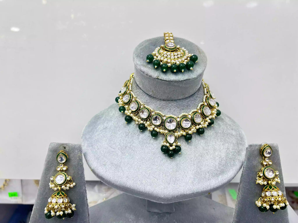 Kundan necklace set