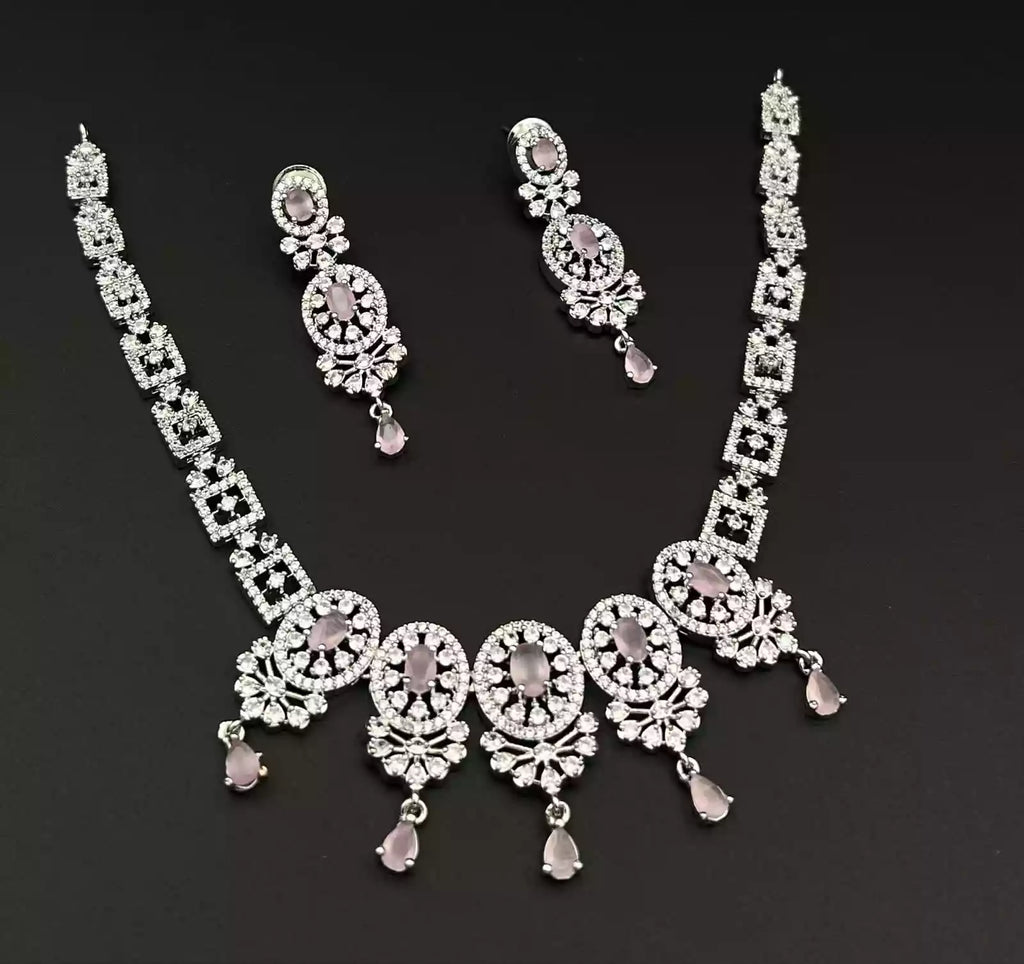 American diamond necklace set