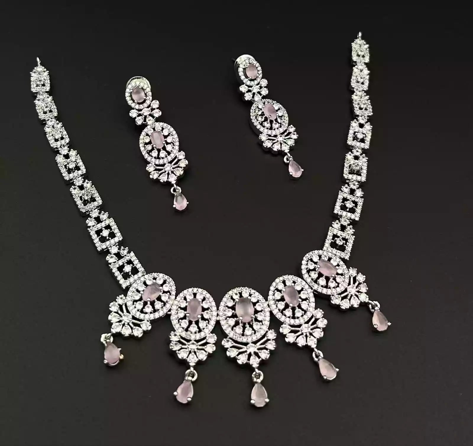 American diamond necklace set