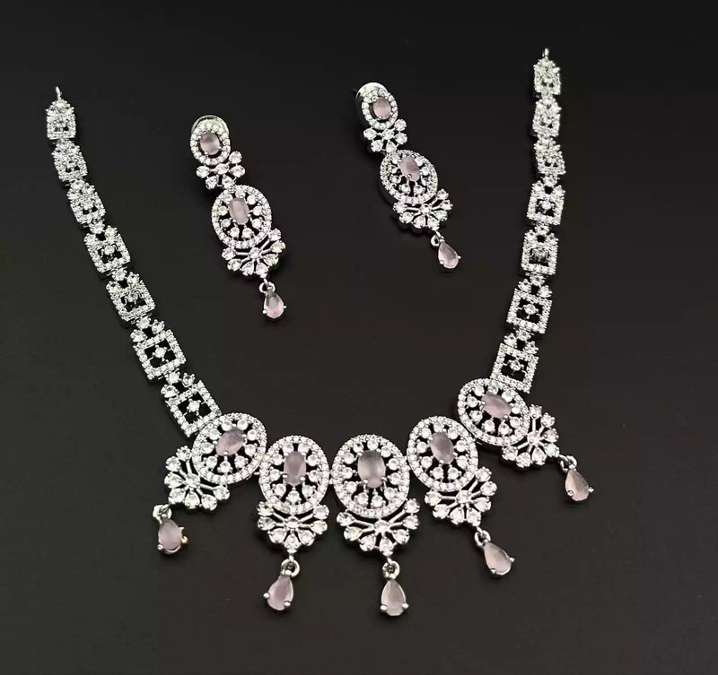 American diamond necklace set