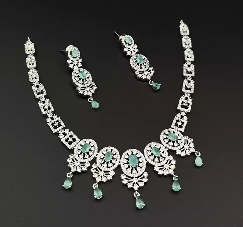 American diamond necklace set