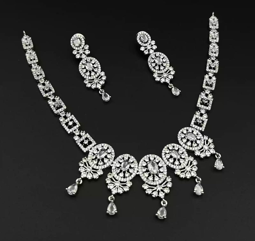 American diamond necklace set