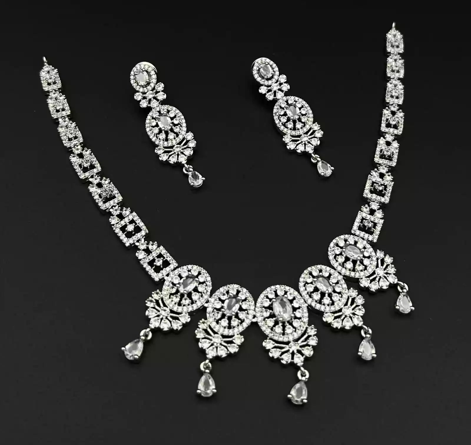 American diamond necklace set