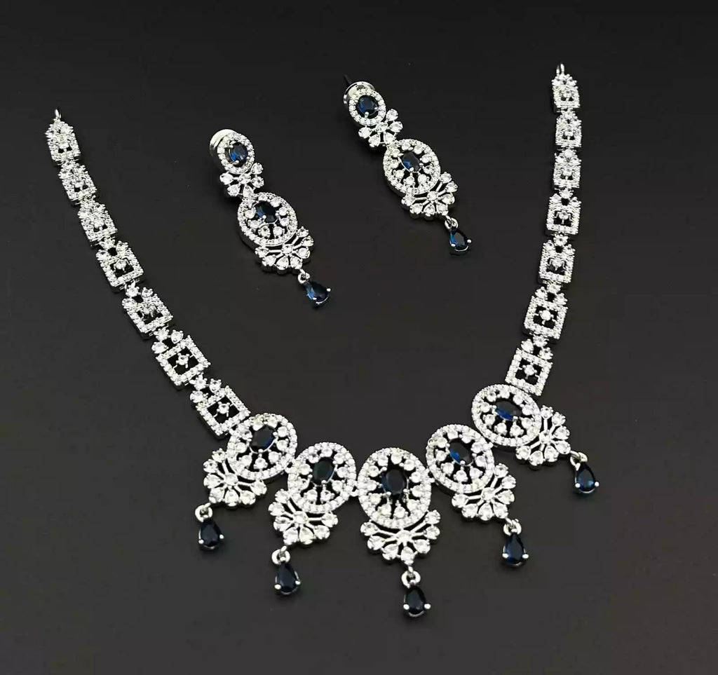 American diamond necklace set
