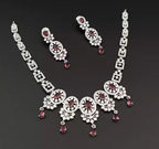American diamond necklace set
