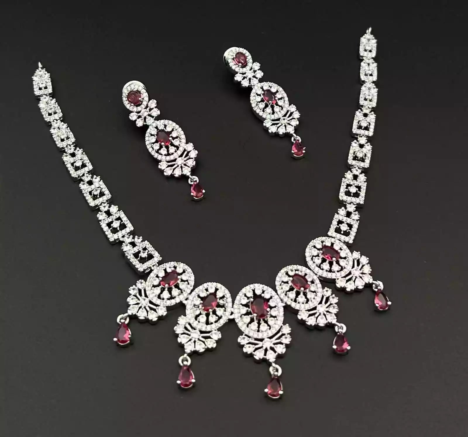 American diamond necklace set