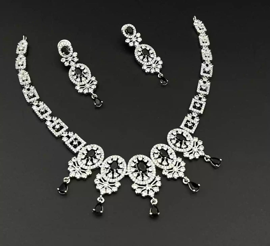 American diamond necklace set