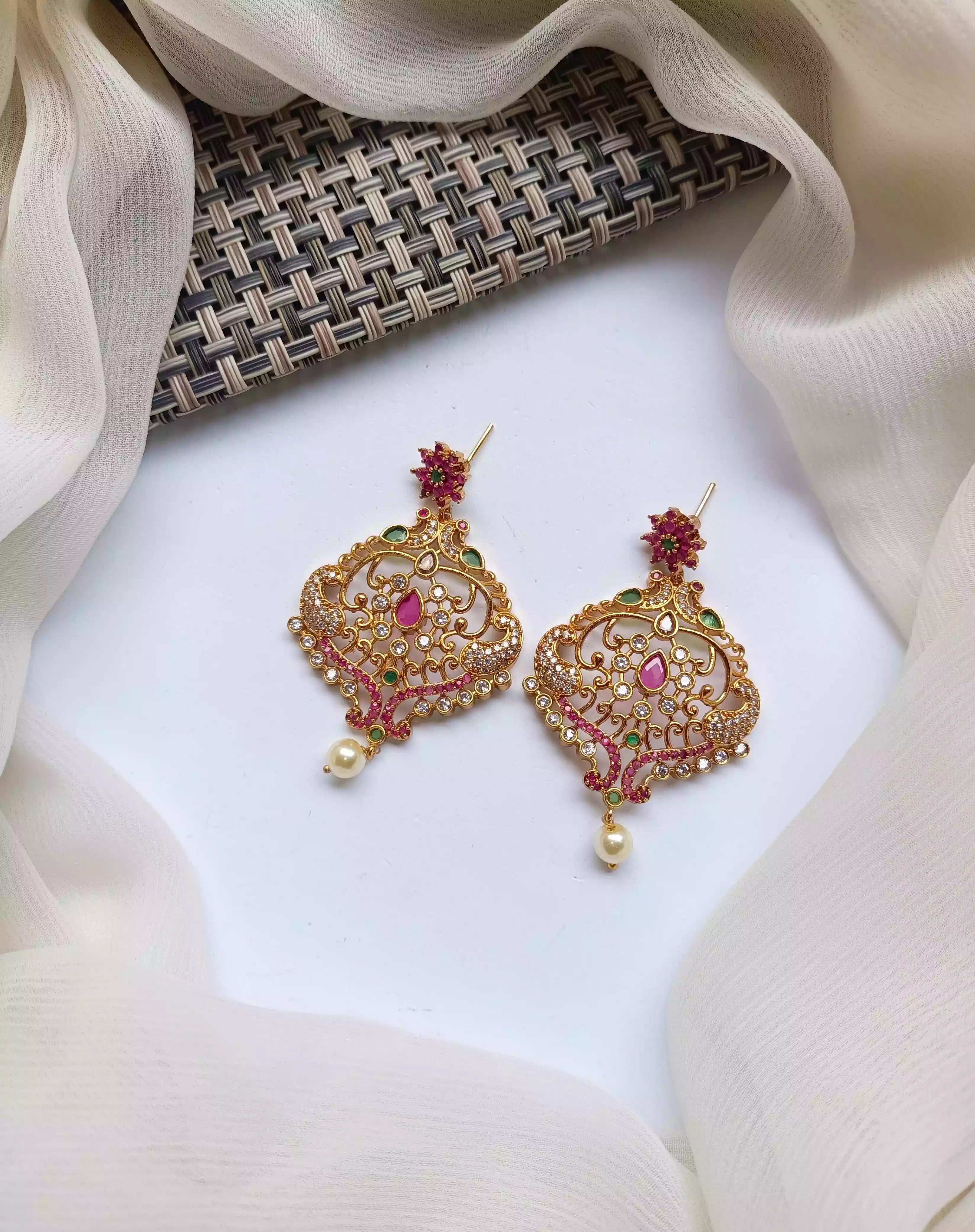 South indian earrings