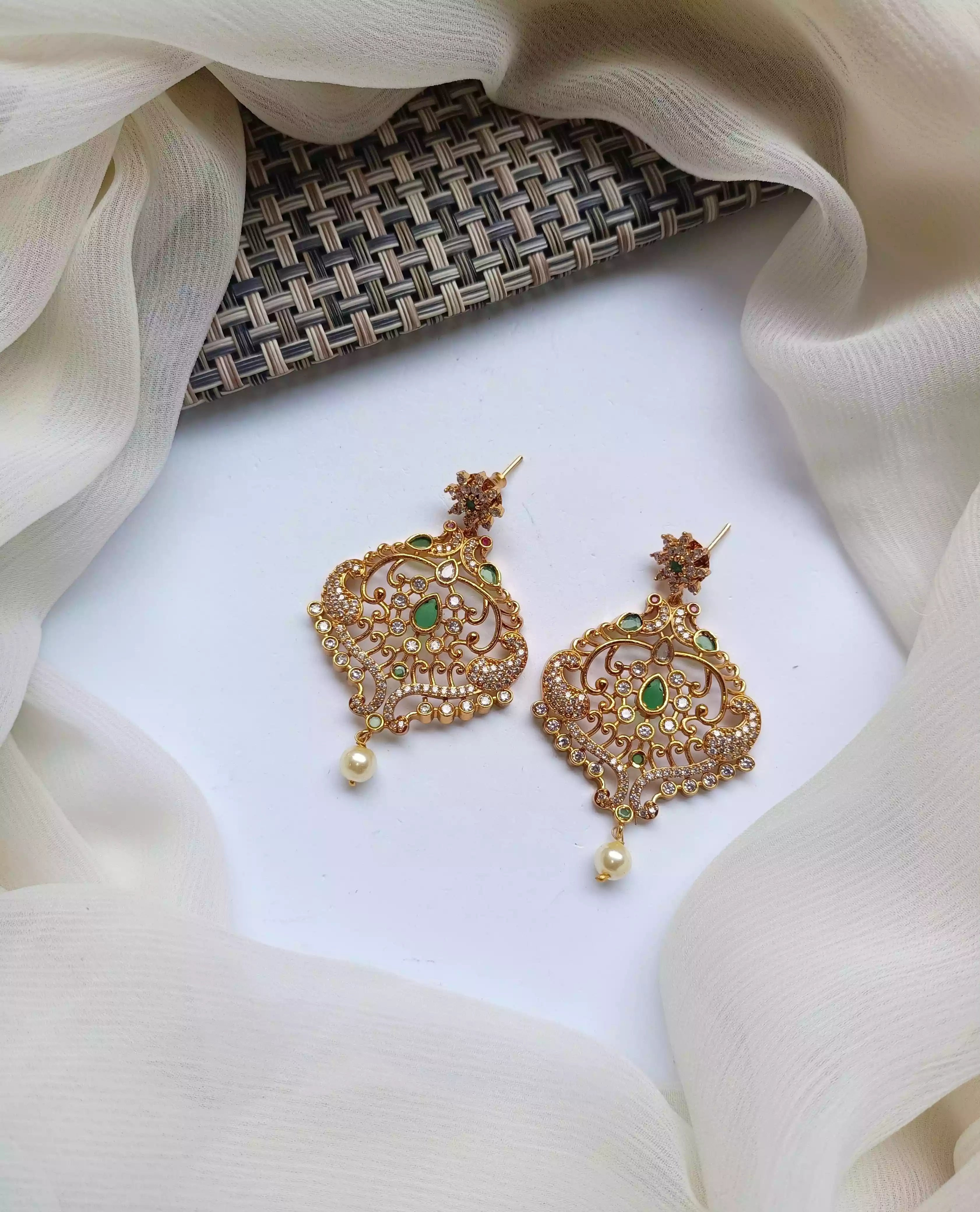 South indian earrings