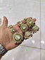 Kundan sahara earrings teeka