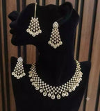 Indian zircon necklace set