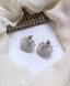 Zircon peacock earrings