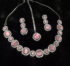 AD zircon necklace set