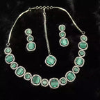 AD zircon necklace set