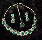 AD zircon necklace set