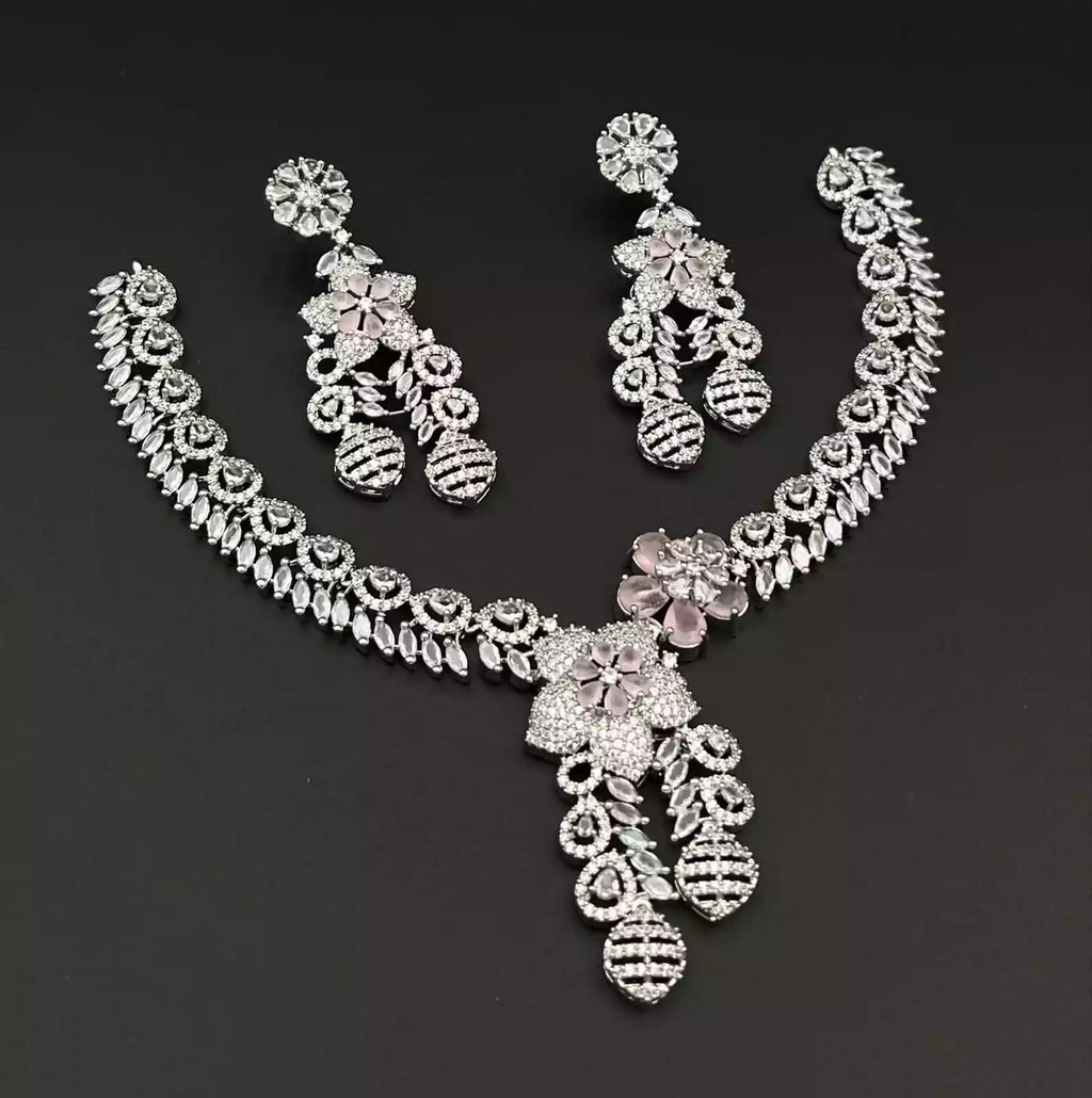 American diamond necklace set