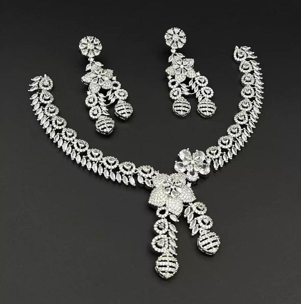 American diamond necklace set