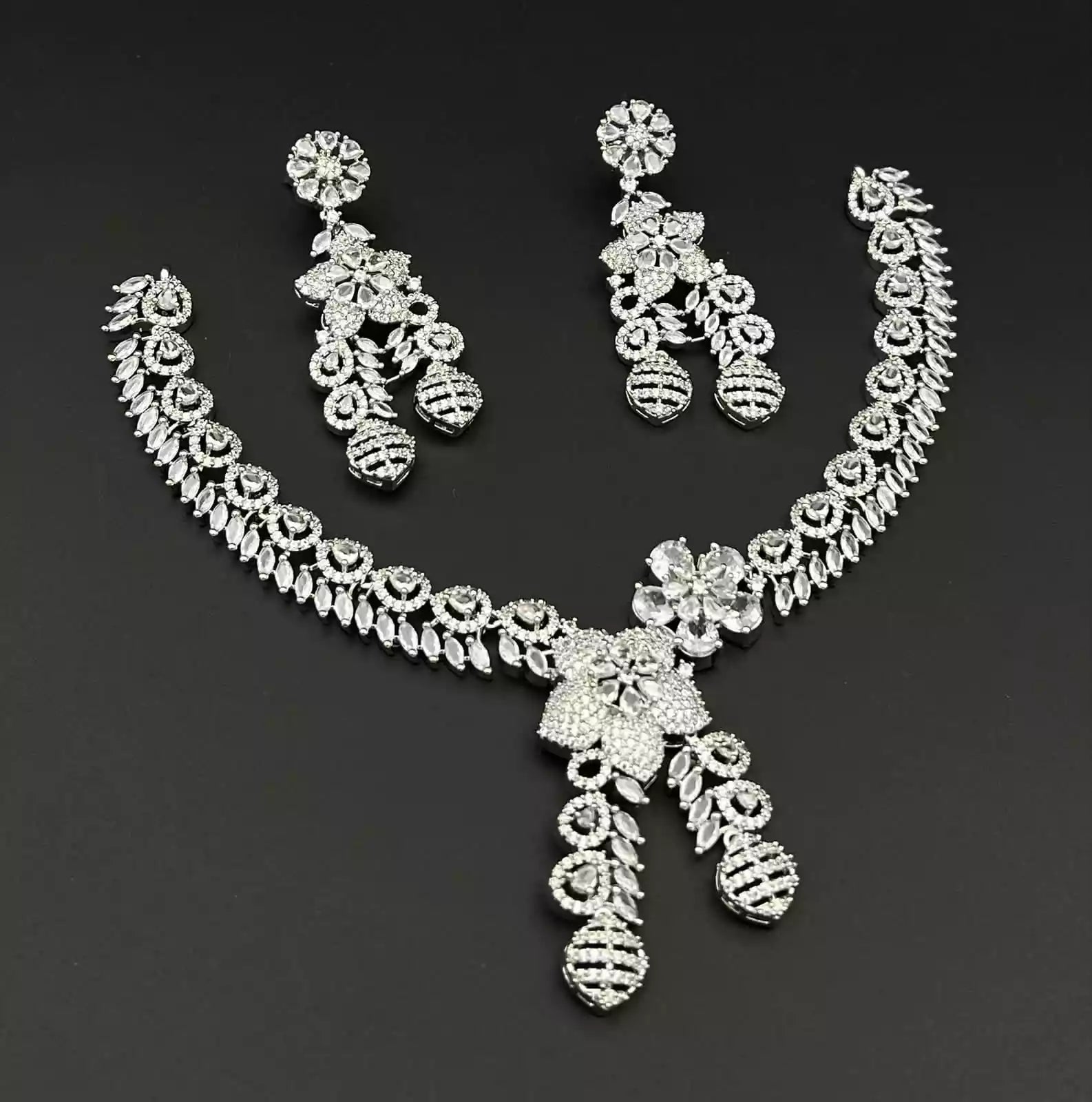American diamond necklace set