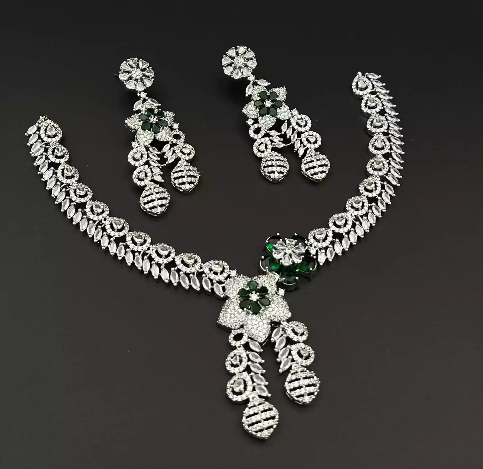 American diamond necklace set