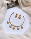 Gold plated delicate zircon set