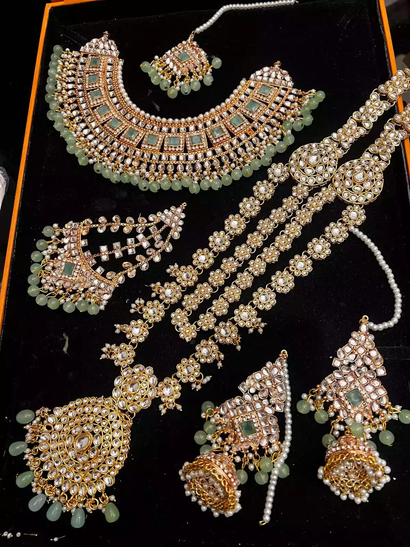 Indian kundan bridal set