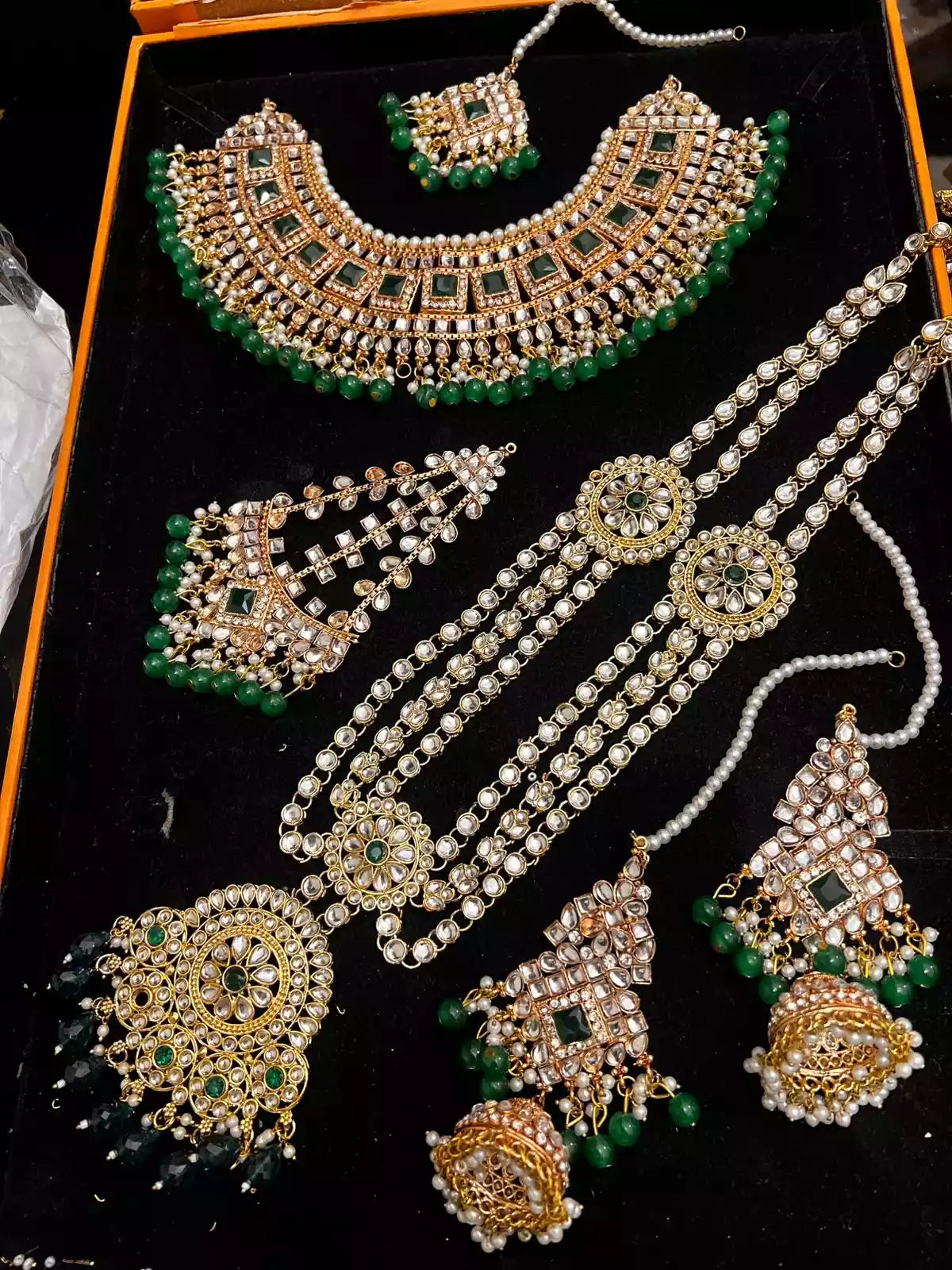 Indian kundan bridal set