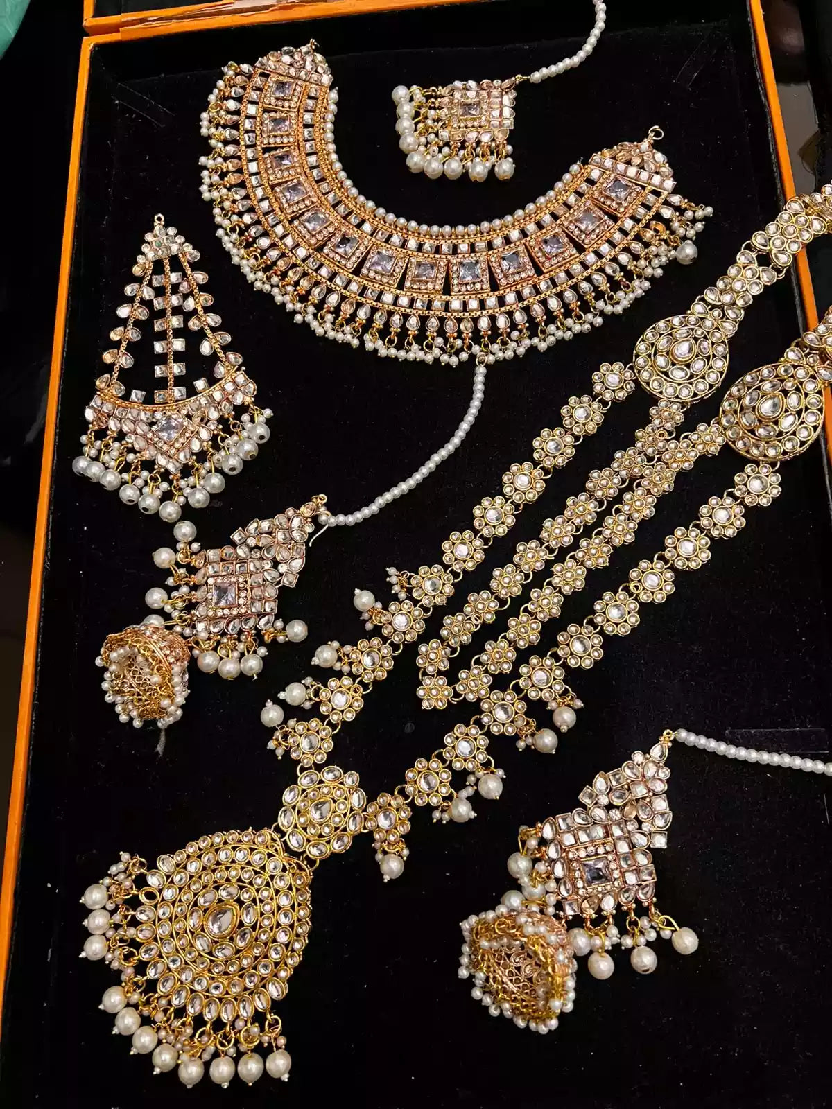 Indian kundan bridal set