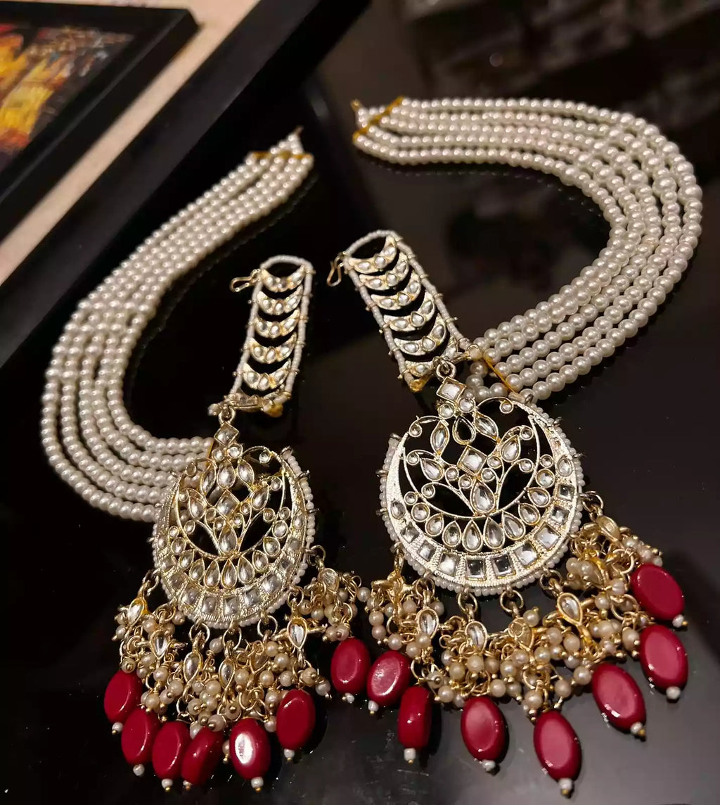Kundan sahara earrings