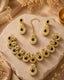 Zircon necklace set with teeka