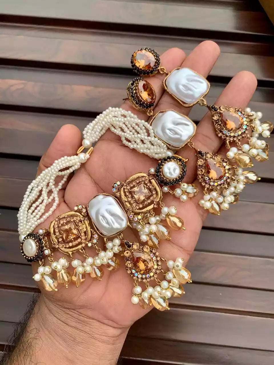 Handmade turkish choker set