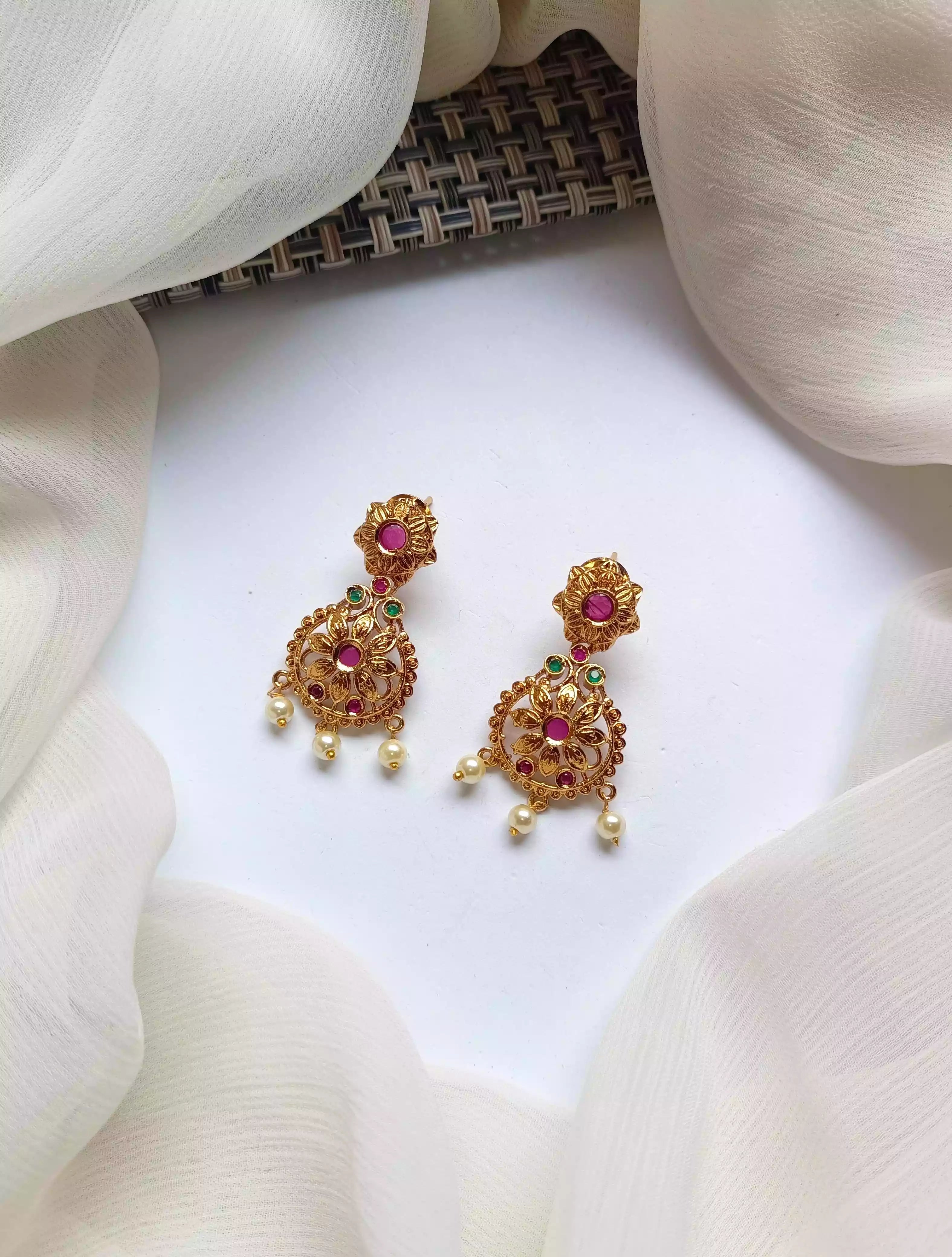 South indian earrings