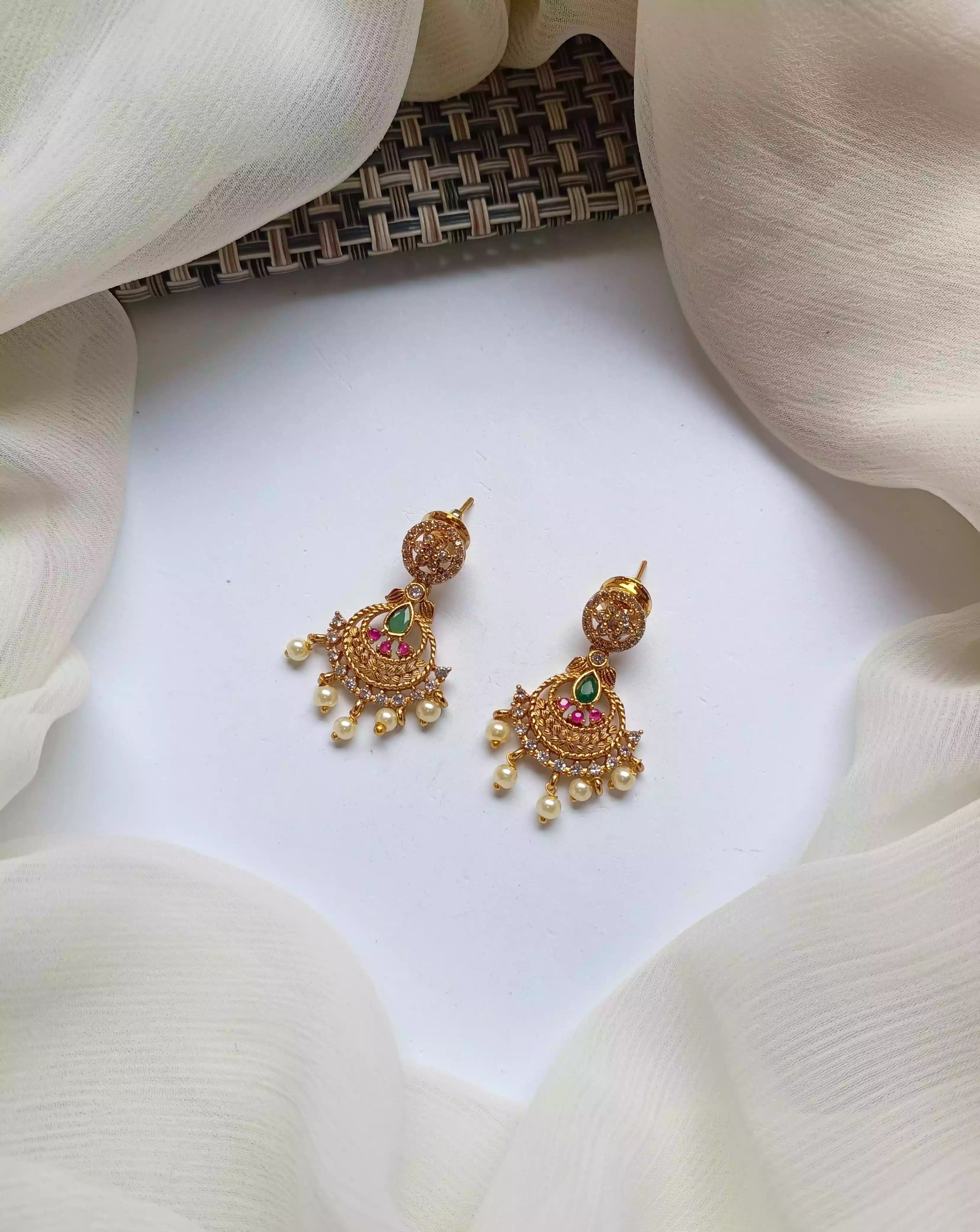 South indian earrings