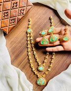 Zircon double layer maala set